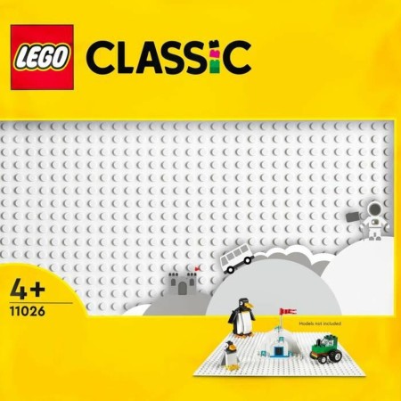 Base de apoyo Lego 11026 Classic The White Building Plate 32 x 32 cm