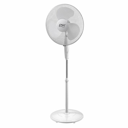 Ventilador de Pie EDM Blanco 45 W