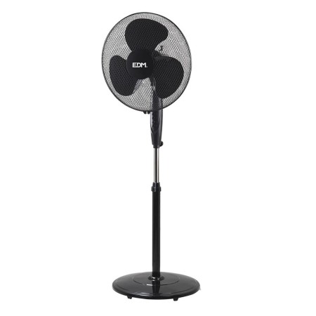 Ventilador de Pie EDM Negro 45 W