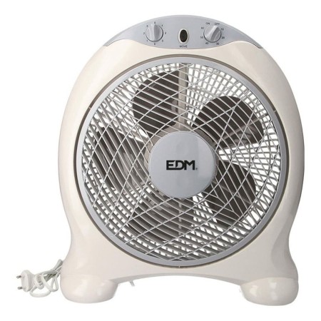 Ventilador de Sobremesa EDM Gris Blanco 45 W