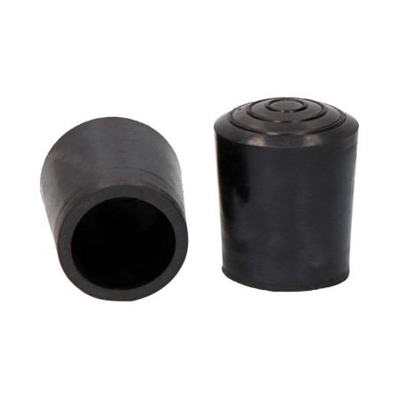 Embout/Bouchon final Ø 25 mm Noir Sans Rondelle