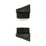 Embout/Bouchon final Tabouret Escalier 2 Unités Noir Antidérapant (40 x 20 mm)