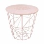 Cesta Multiusos Atmosphera Infantil Rosa madera y metal (30 x 29,5 cm)