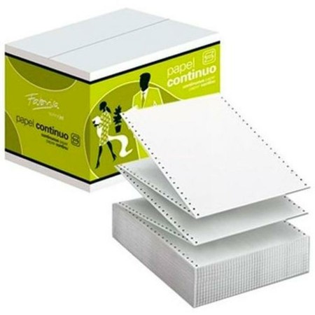 Papel Continuo para Impresoras Fabrisa Blanco