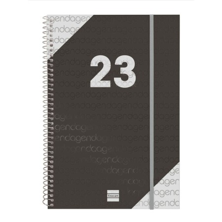 Agenda Craftenwood Year E11 2023 Negro (16,5 x 24,2 cm)