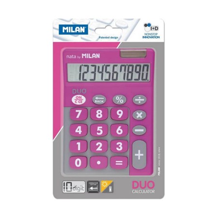 Calculatrice Milan Rose (14,5 x 10,6 x 2,1 cm)