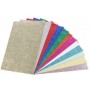 Papiers carton Sadipal 5 feuilles Paillettes Cuivre 330 g 50 x 65 cm