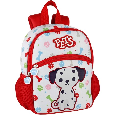 Mochila Escolar Pets Dalmatian Neopreno (26 x 21 x 9 cm)