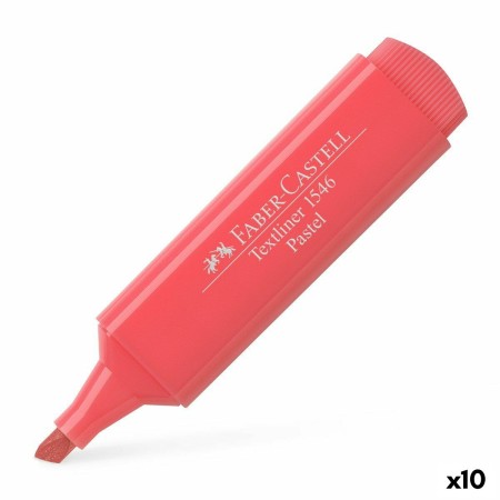 Marcador Fluorescente Faber-Castell Textliner 1546 Pastel Albaricoque (10 Unidades)