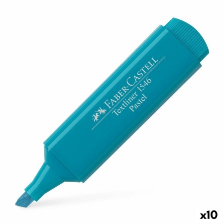 Marqueur fluorescent Faber-Castell Textliner 1546 Gâteau Turquoise (10 Unités)