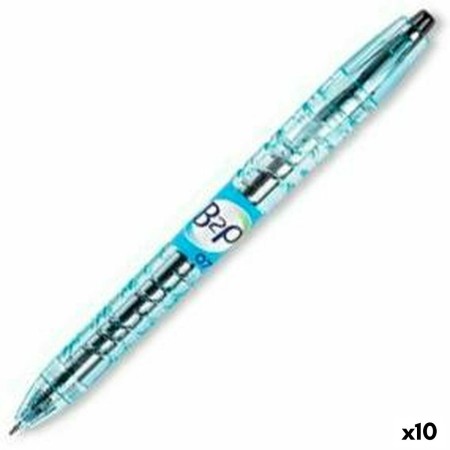 Stylo gel Pilot BeGreen B2P Noir 0,4 mm (10 Unités)