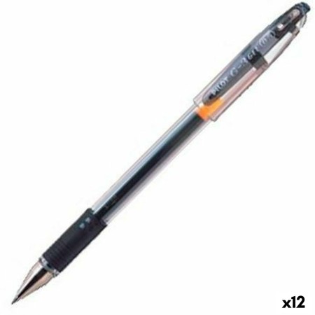 Bolígrafo de gel Pilot G-3 Negro 0,5 mm (12 Unidades)