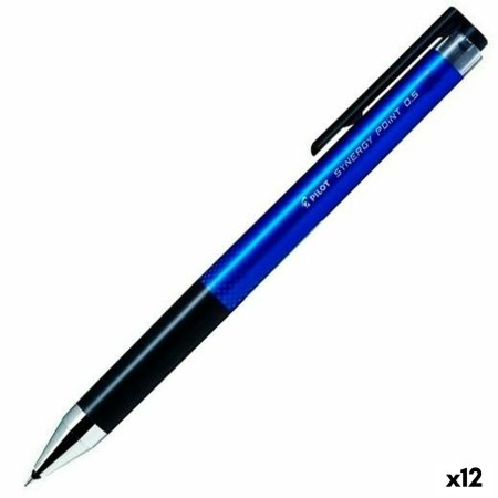 Bolígrafo de gel Pilot Synergy 0,25 mm Azul (12 Unidades)