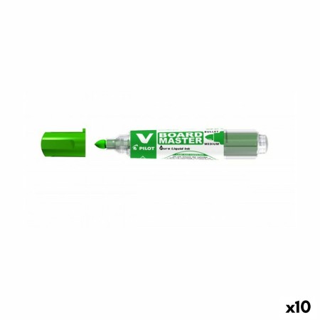 Marqueur Pilot V Board Master Rechargeable Tableau blanc Vert (10 Unités)