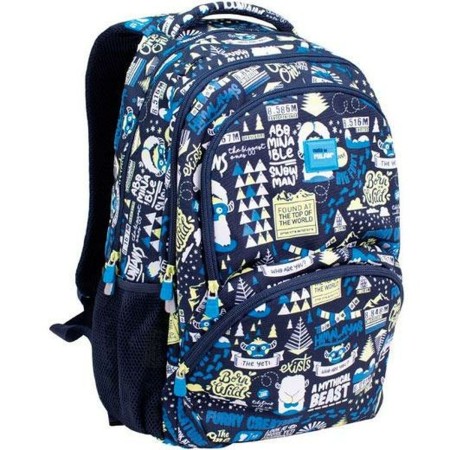 Cartable Milan The Yeti Blue marine (46,5 x 30 x 17 cm)