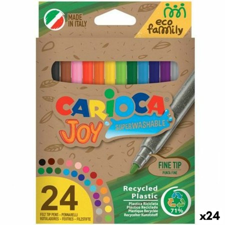 Ensemble de Marqueurs Carioca Joy Eco Family Multicouleur 24 Pièces (24 Unités)