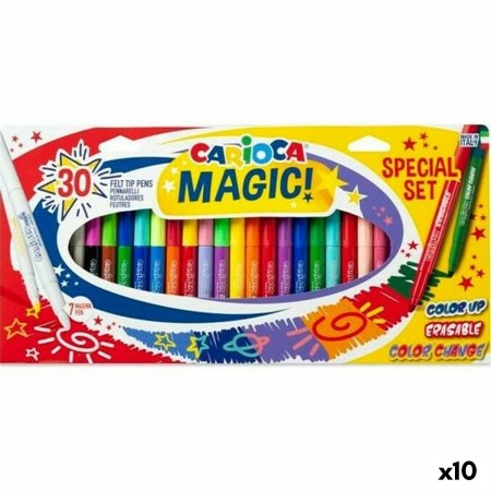 Ensemble de Marqueurs Carioca Magic! Multicouleur 30 pcs (10 Unités)