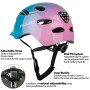 Casque de Cyclisme pour Adultes 54-58 cm Bleu Visière (Reconditionné A)