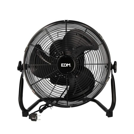 Ventilateur de Sol EDM industriel Oscillant Noir 60 W