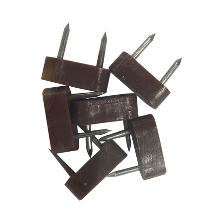 Tope EDM Armarios Doble punta Marrón 6 Unidades (7 x 18 mm)