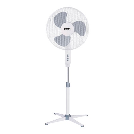 Ventilateur sur Pied EDM Gris Blanc 45 W