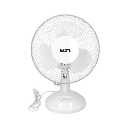 Ventilateur de Bureau EDM Blanc 25 W