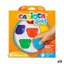 Ceras de colores Carioca Teddy Multicolor 6 Piezas 12 Unidades