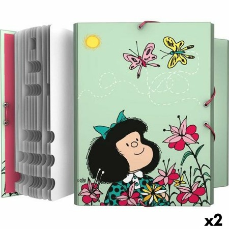 Carpeta Clasificadora Grafoplas Mafalda Spring Multicolor 12 Separadores