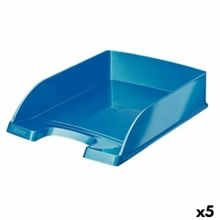 Jeu de plateaux d'organisation Leitz Wow Métallisé Bleu Plastique 5 Unités