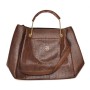 Sac-à-main Femme Madamra 128-SIYAH-BROWN Marron (30 x 26 x 12 cm)