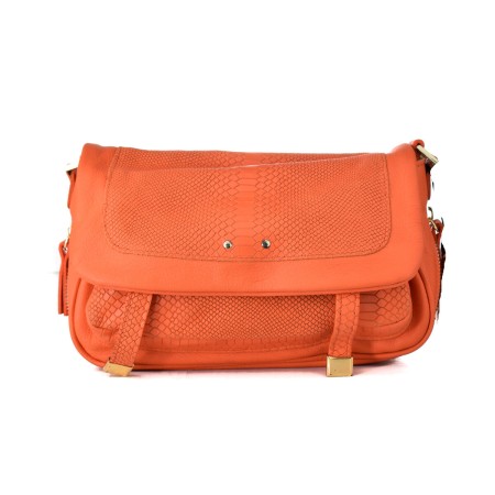 Bolso Mujer Minelli MC-619B Naranja (22 x 14 x 9 cm)