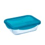 Fiambrera Hermética Pyrex Cook & go Azul Vidrio (800 ml) (6 Unidades)