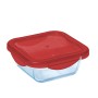 Boîte à lunch hermétique Pyrex Cook & go Bleu verre (800 ml) (6 Unités)