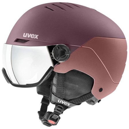 Casque de ski Uvex wanted visor 54-58 cm Rose (Reconditionné A)