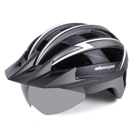 Casco de Ciclismo para Adultos 57-62 cm Luz LED (Reacondicionado A)