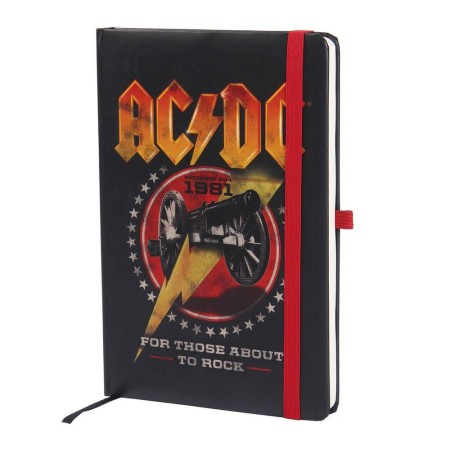 Carnet de Notes ACDC Noir A5