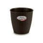 Pot Plastique Chocolat (19 x 17,5 x 19 cm) (12 Unités)