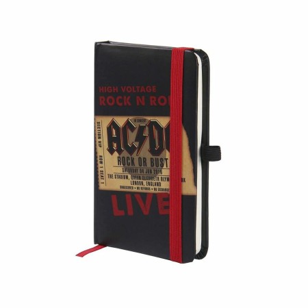 Carnet de Notes ACDC Noir A6