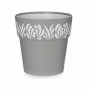 Pot auto-arrosant Gaia Gris Blanc Plastique (15 x 15 x 15 cm) (12 Unités)