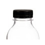 Bouteille Transparent Noir Plastique (500 ml) (6,5 x 19 x 6,5 cm) (20 Unités)