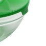 Ensemble de 5 Boîtes à Lunch Bergner Vert Verre Plastique