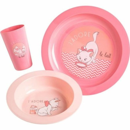 Set de Vajilla Disney Marie 3 Piezas