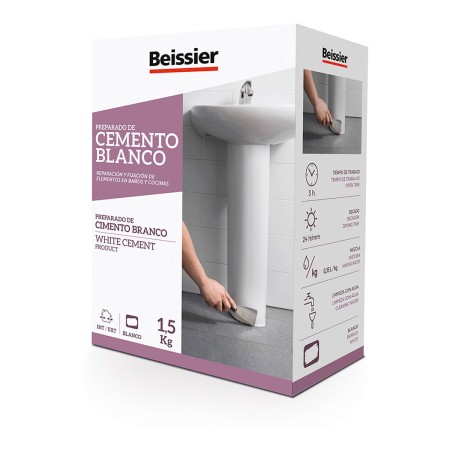 Cemento Beissier 70163-002 Blanco 1,5 Kg