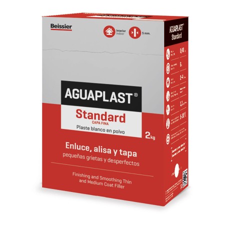 Plaste en polvo Aguaplast 70002-008 Standard Blanco 2 Kg