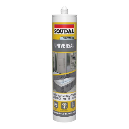 Silicona Soudal 103183 Universal Translúcido 280 ml