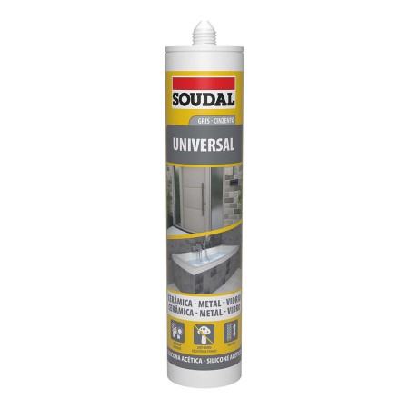 Silicona Soudal 115927 Universal Gris 280 ml