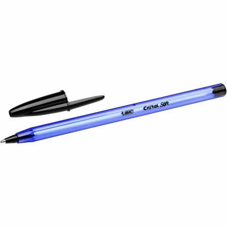 Bolígrafo Bic Cristal Soft 1-2 mm Negro (50 Unidades)