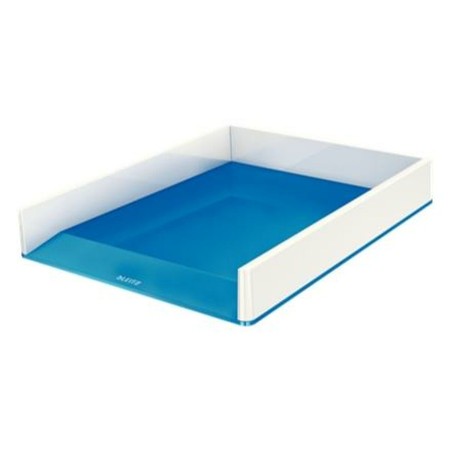 Bandeja para Archivar Leitz WOW Dual Azul Blanco Poliestireno (26,7 x 4,9 x 33,6 cm)