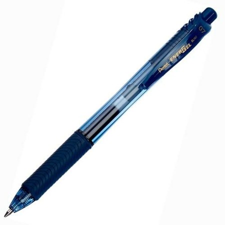 Crayon Pentel EnerGel Bleu foncé 0,7 mm (12 Unités)