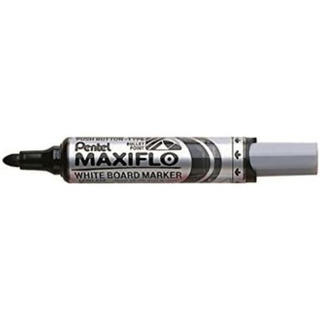 Rotulador Pentel Maxiflo Negro (12 Unidades)